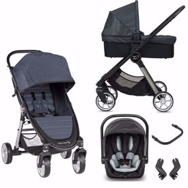 Picture of 3 in 1 Pram System City Mini2 4 wheels Carbon + City Go i-size